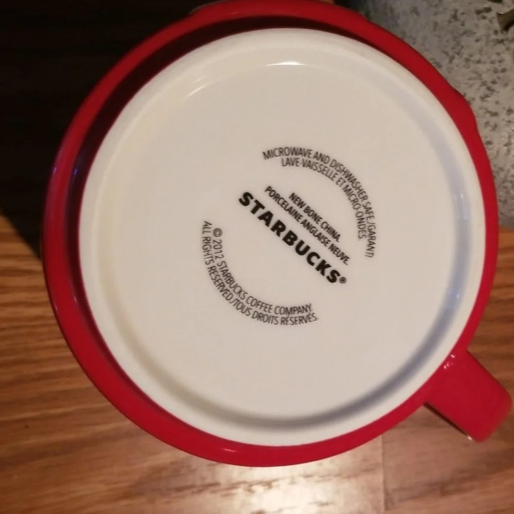 2012 Starbucks‎ mug bone China